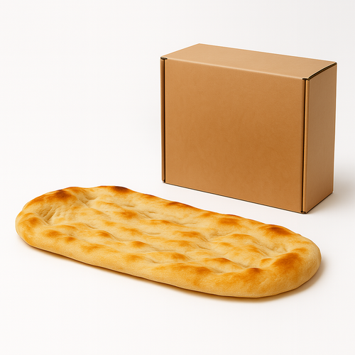 Box con 8 basi di Pinsa Maxi Ideale per pinsa al taglio